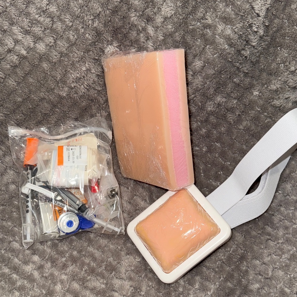 Medical Training Kit with Practice Pad and Accessories